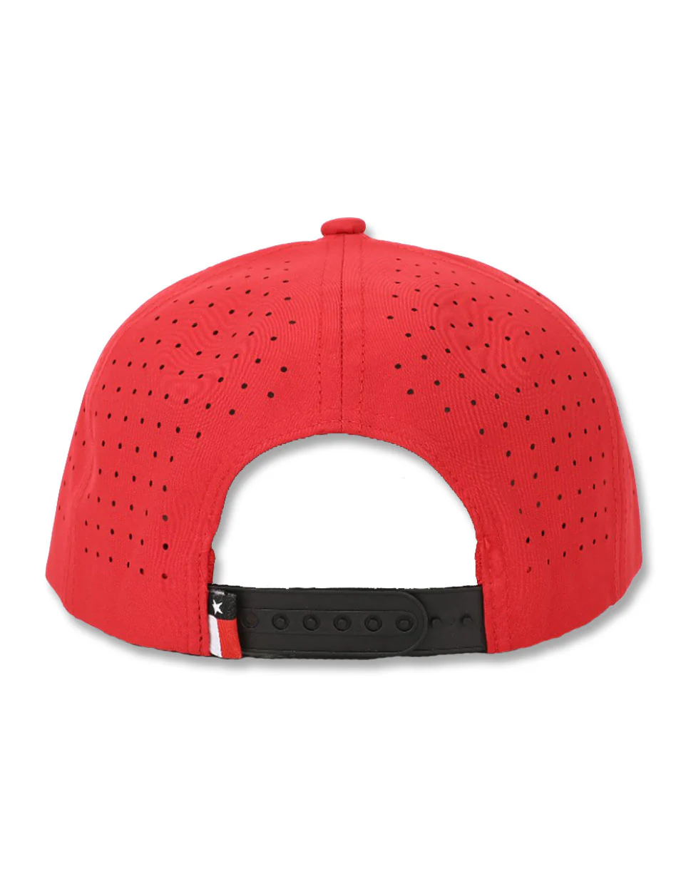Dark Horse Texas Tech "PJM" Red Corded Sport Snapback Cap - Image 3