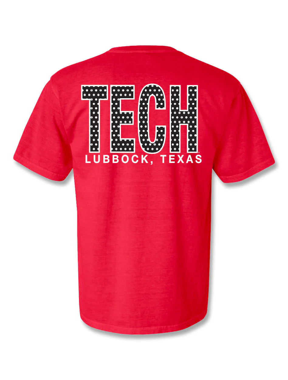 Texas Tech "Polka Party" Tech Block T-Shirt