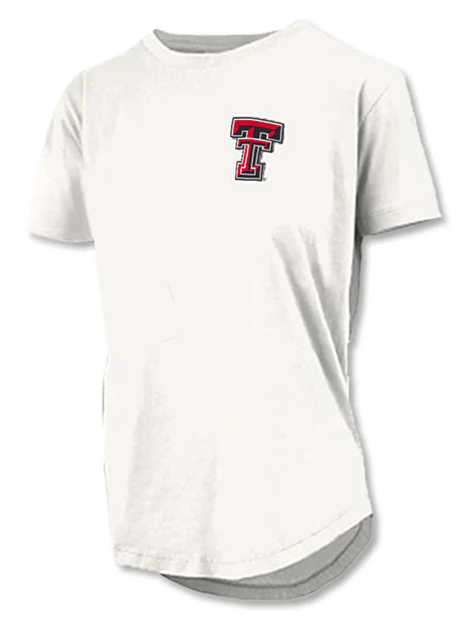 Texas Tech "POM-POM Party" Rounded Bottom T-Shirt - Image 2