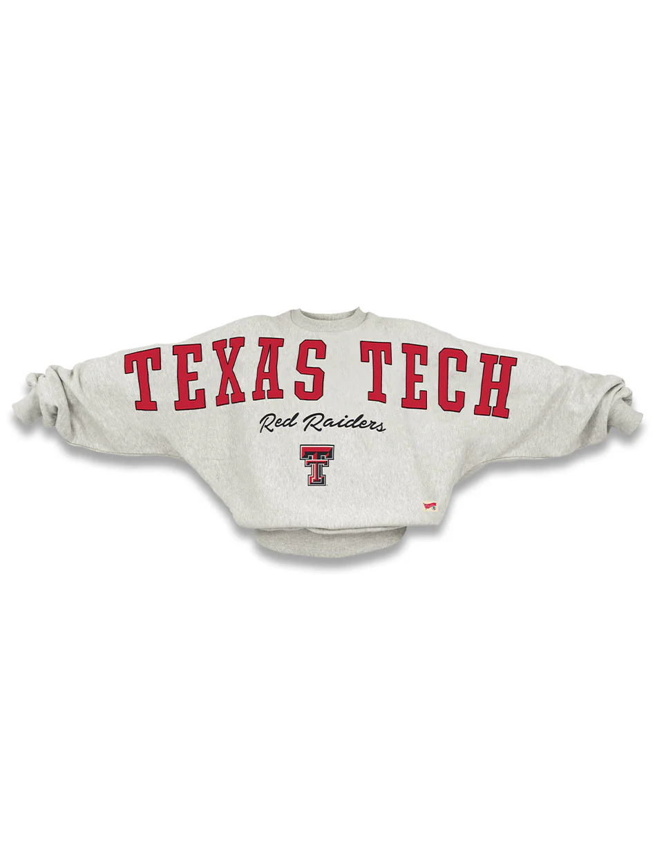 Texas Tech Press Box "Flannigan BMOC" Doleman Oversized Crew Neck Sweatshirt - Image 6