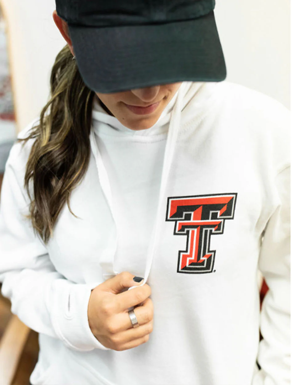Texas Tech Press Box "Starbright" Hooded Oversized Fleece - Image 2