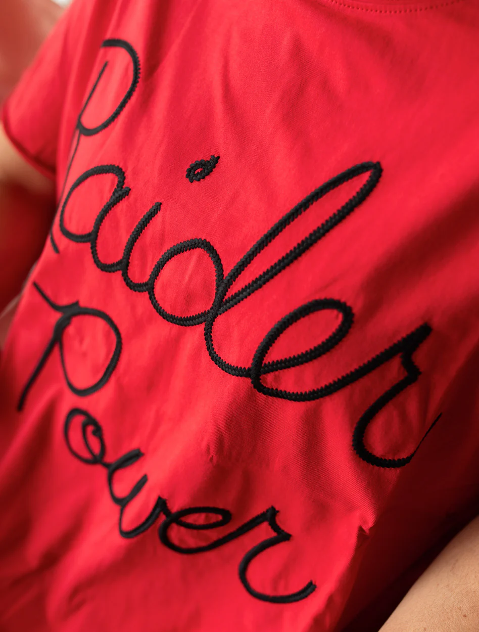 Texas Tech "Raider Power" Chain Stitch Roll Edge Tee - Image 2