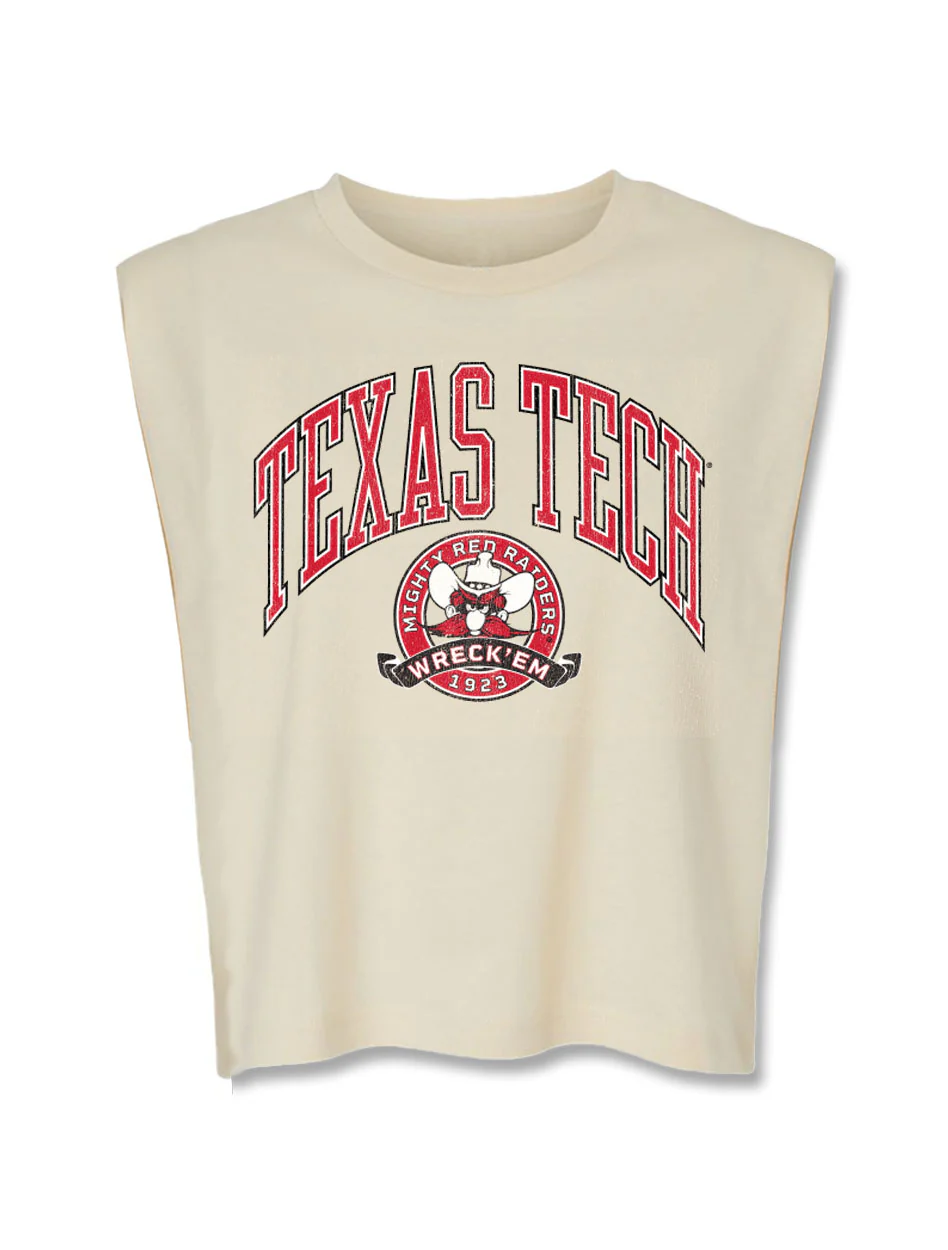 Texas Tech "Raider Rage" Fashion Runway Tank Crop Top