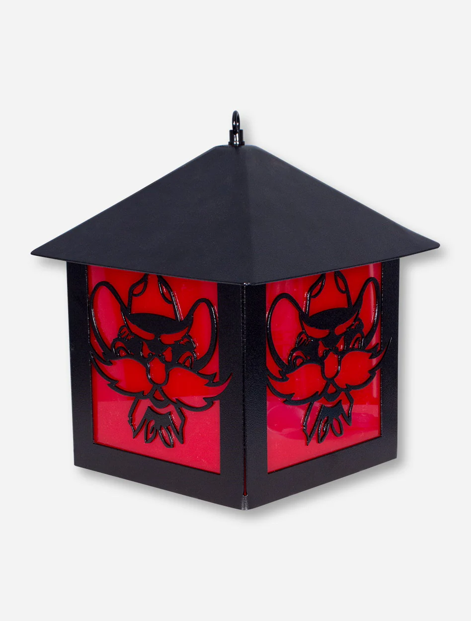 Texas Tech Raider Red Large Ironworks Lantern - Image 3