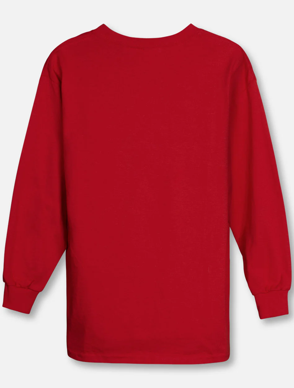 Texas Tech Raider Red on YOUTH Long Sleeve - Image 4