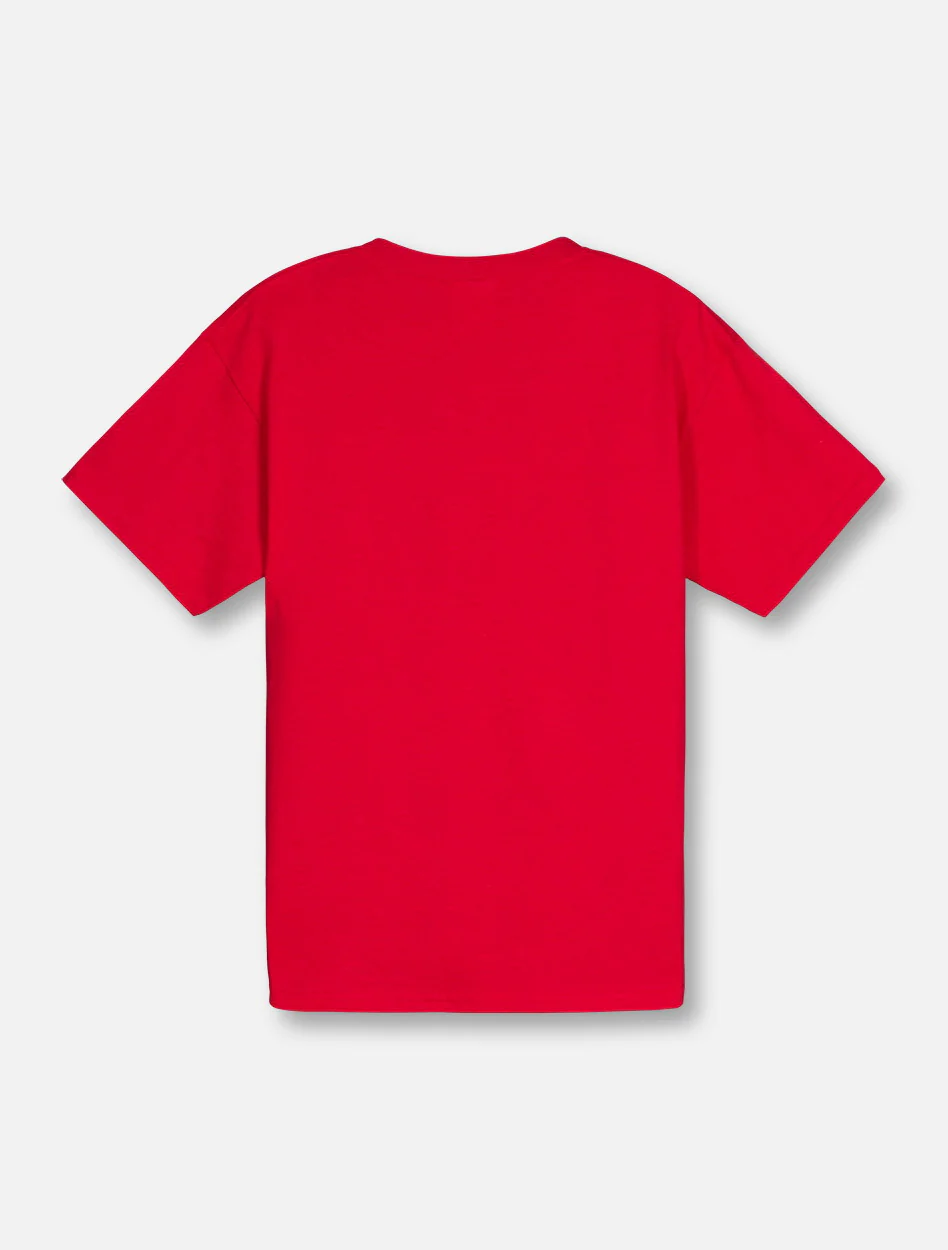 Texas Tech Raider Red on YOUTH T-Shirt - Image 4
