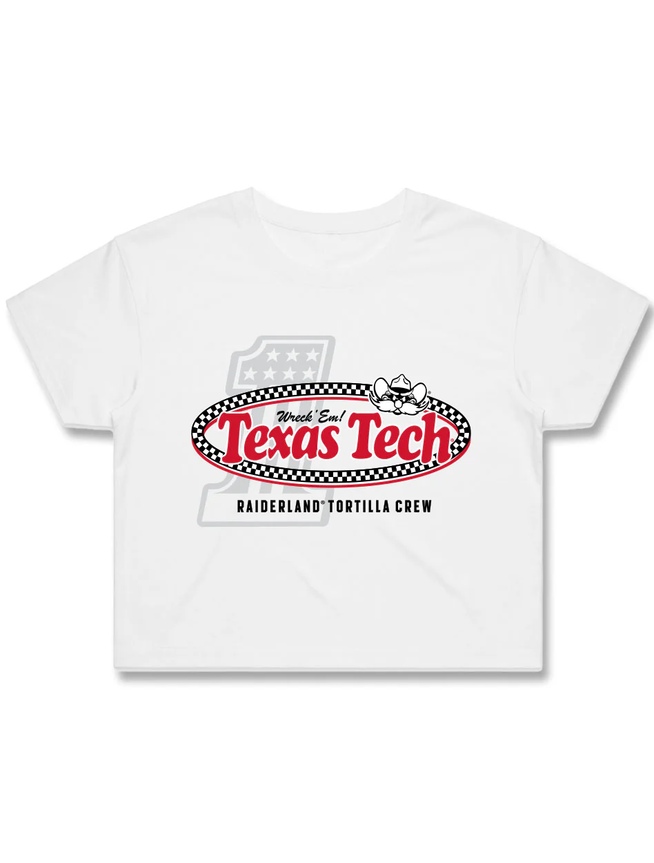 Texas Tech "Raiderland Tortilla Crew" Crop Top