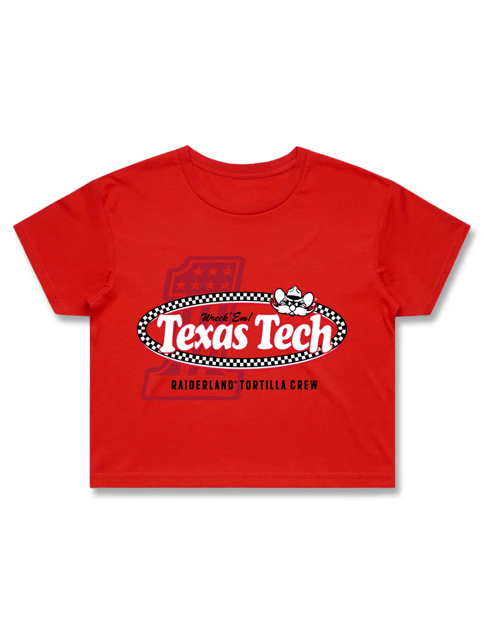 Texas Tech "Raiderland Tortilla Crew" Crop Top - Image 2