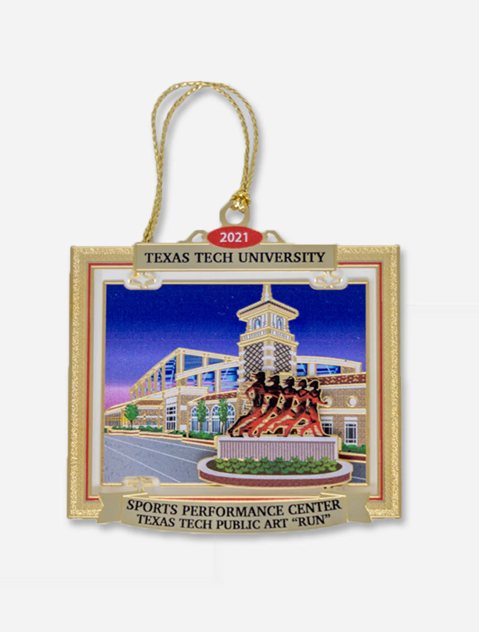 Texas Tech Red Raiders 2021 "Sports Performance Center" 25th Official Ornament