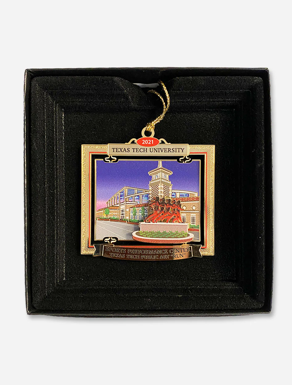 Texas Tech Red Raiders 2021 "Sports Performance Center" 25th Official Ornament - Image 2