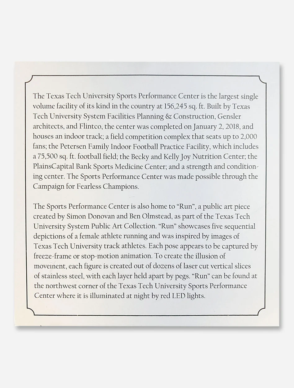 Texas Tech Red Raiders 2021 "Sports Performance Center" 25th Official Ornament - Image 5