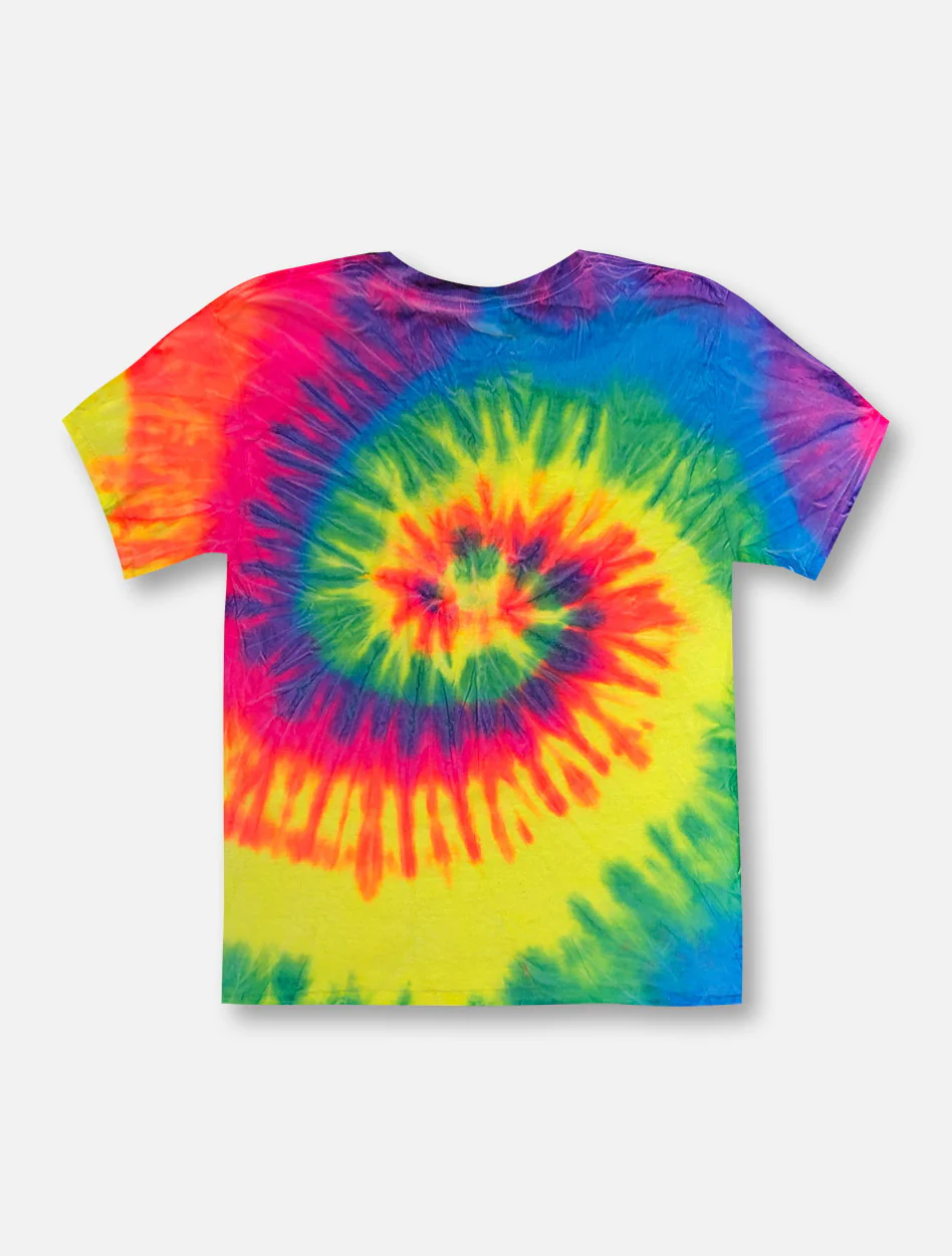 Texas Tech Red Raiders Arch Over Raider Red YOUTH Tie Dye T-Shirt - Image 2
