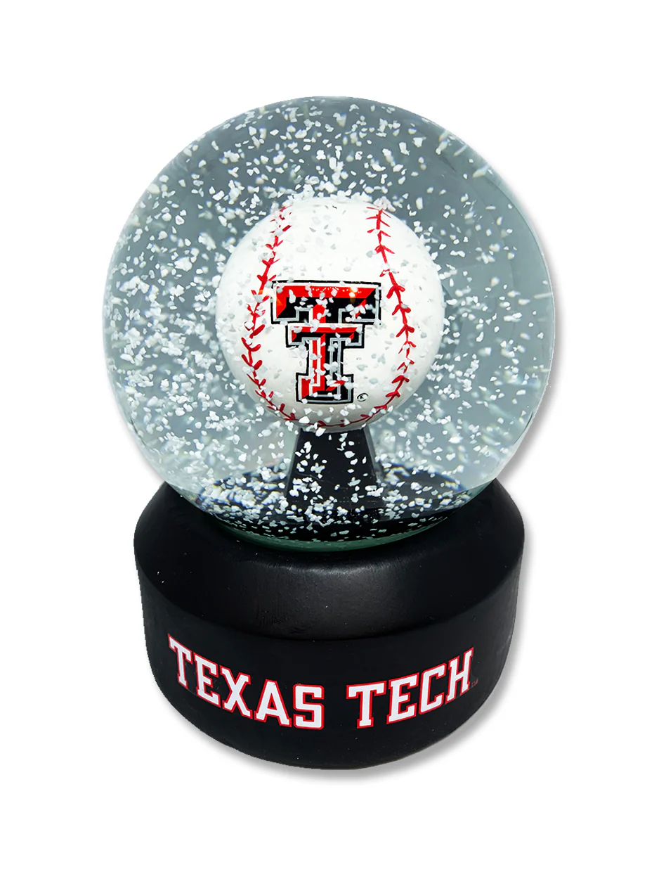 Texas Tech Red Raiders "Baseball " Snow Globe