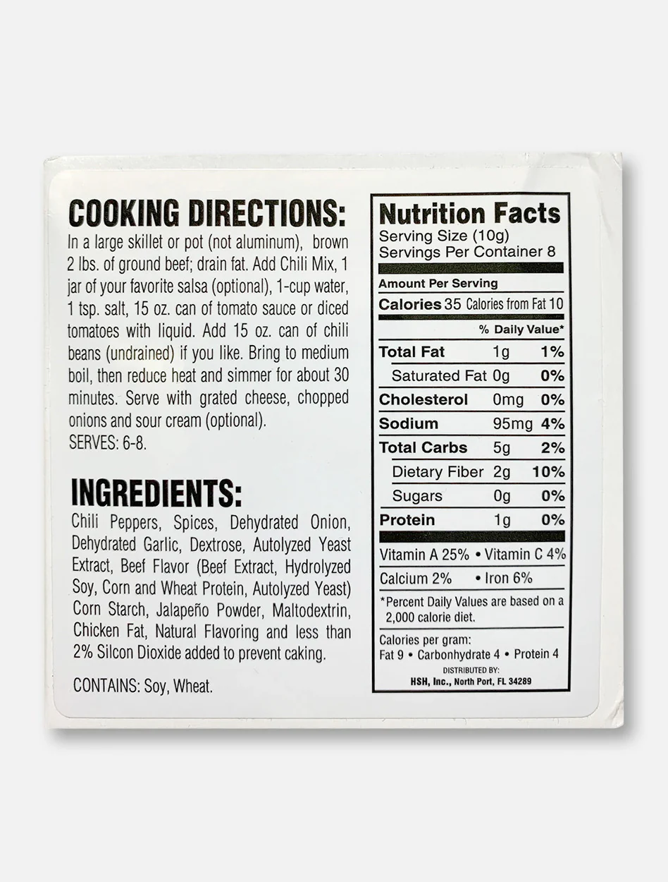 Texas Tech Red Raiders Chili Mix - Image 3