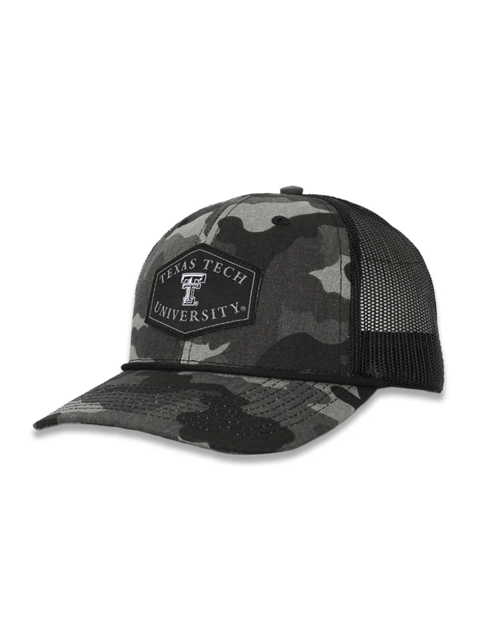 Texas Tech Red Raiders "Convoy" Camo Rope Snapback Cap