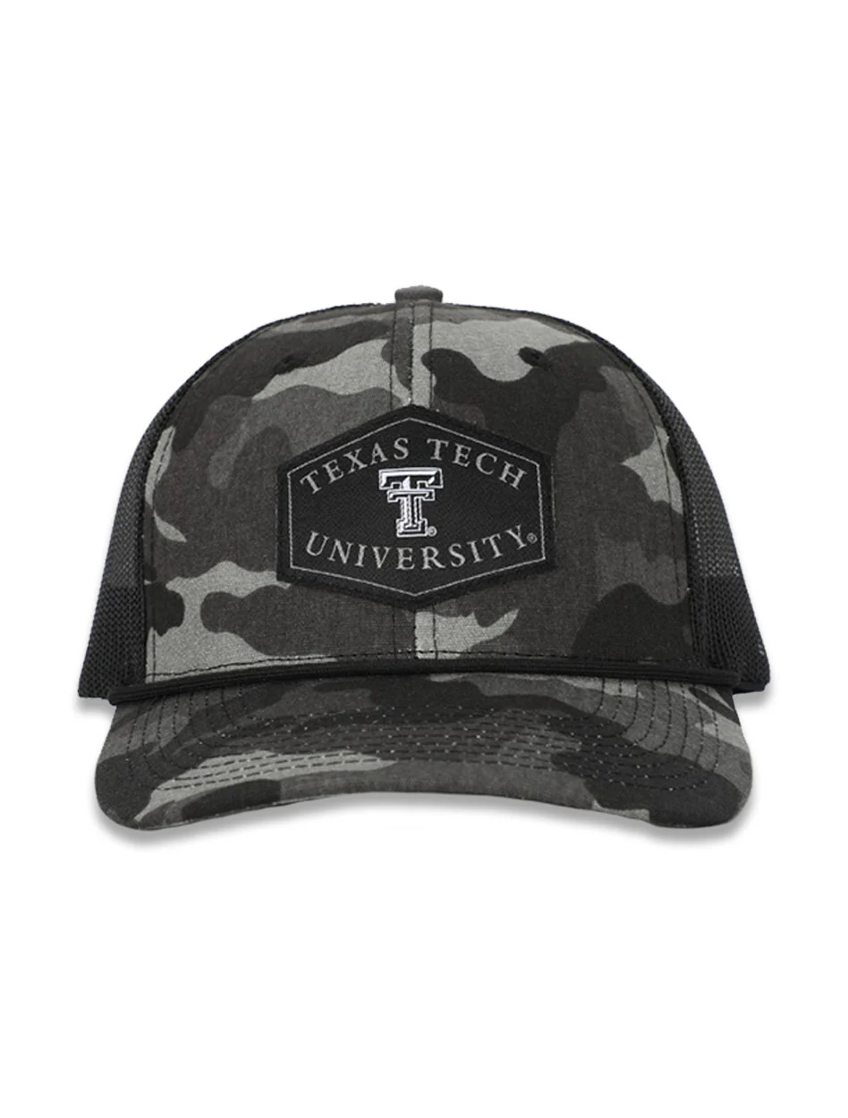 Texas Tech Red Raiders "Convoy" Camo Rope Snapback Cap - Image 2