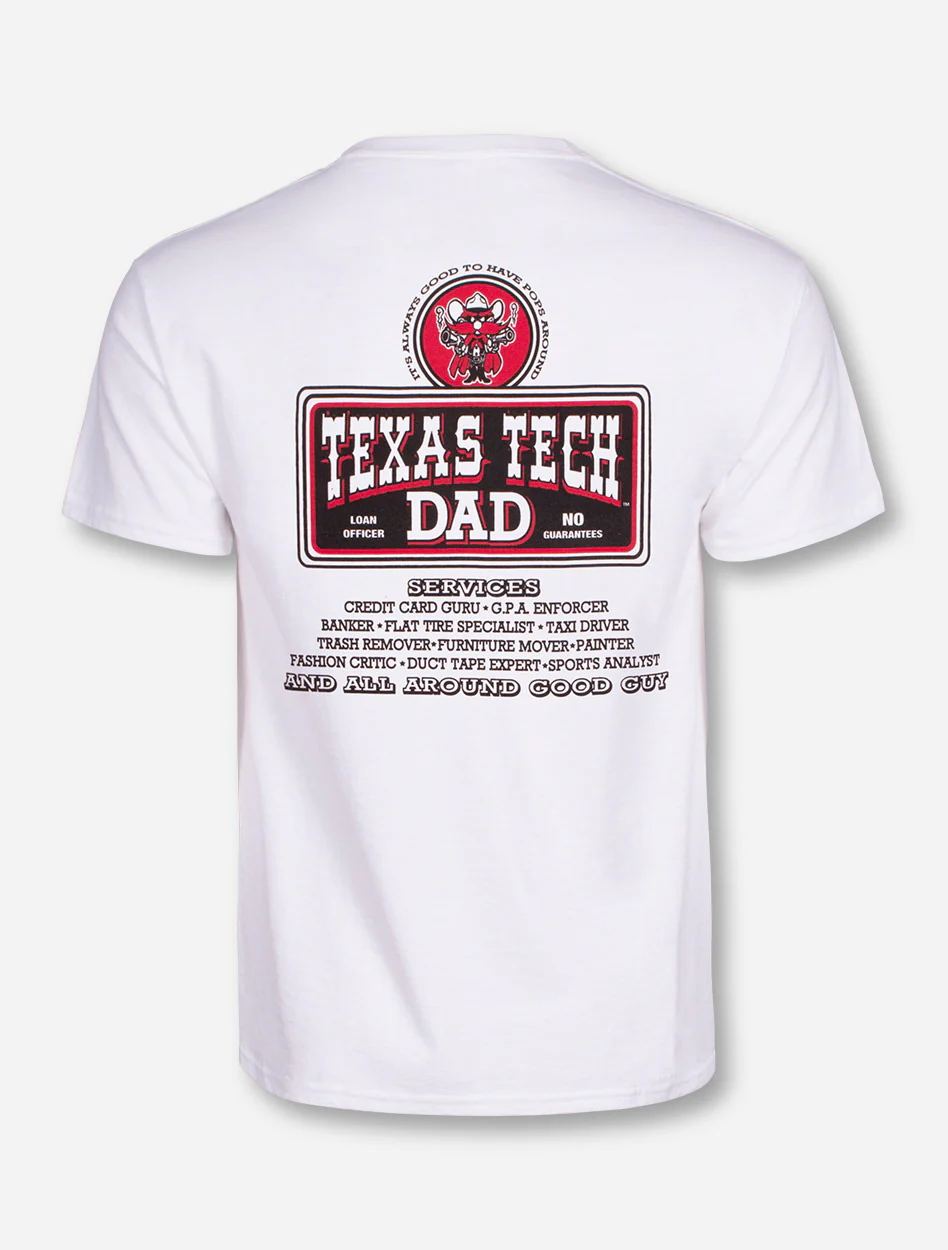 Texas Tech Red Raiders "Dad Services" T-Shirt - Image 3