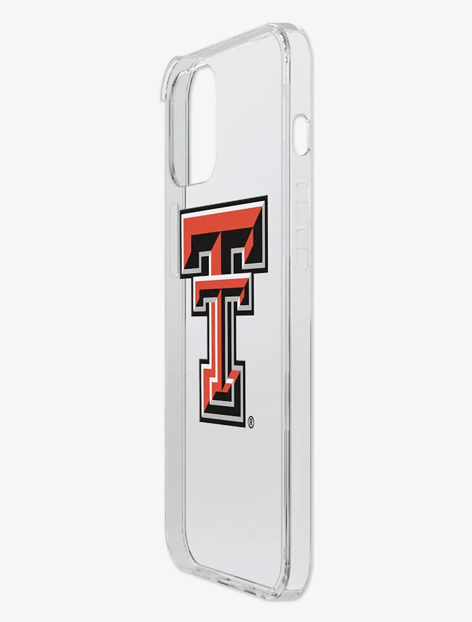 Texas Tech Red Raiders Double T Clear Cell Phone Case - Image 2