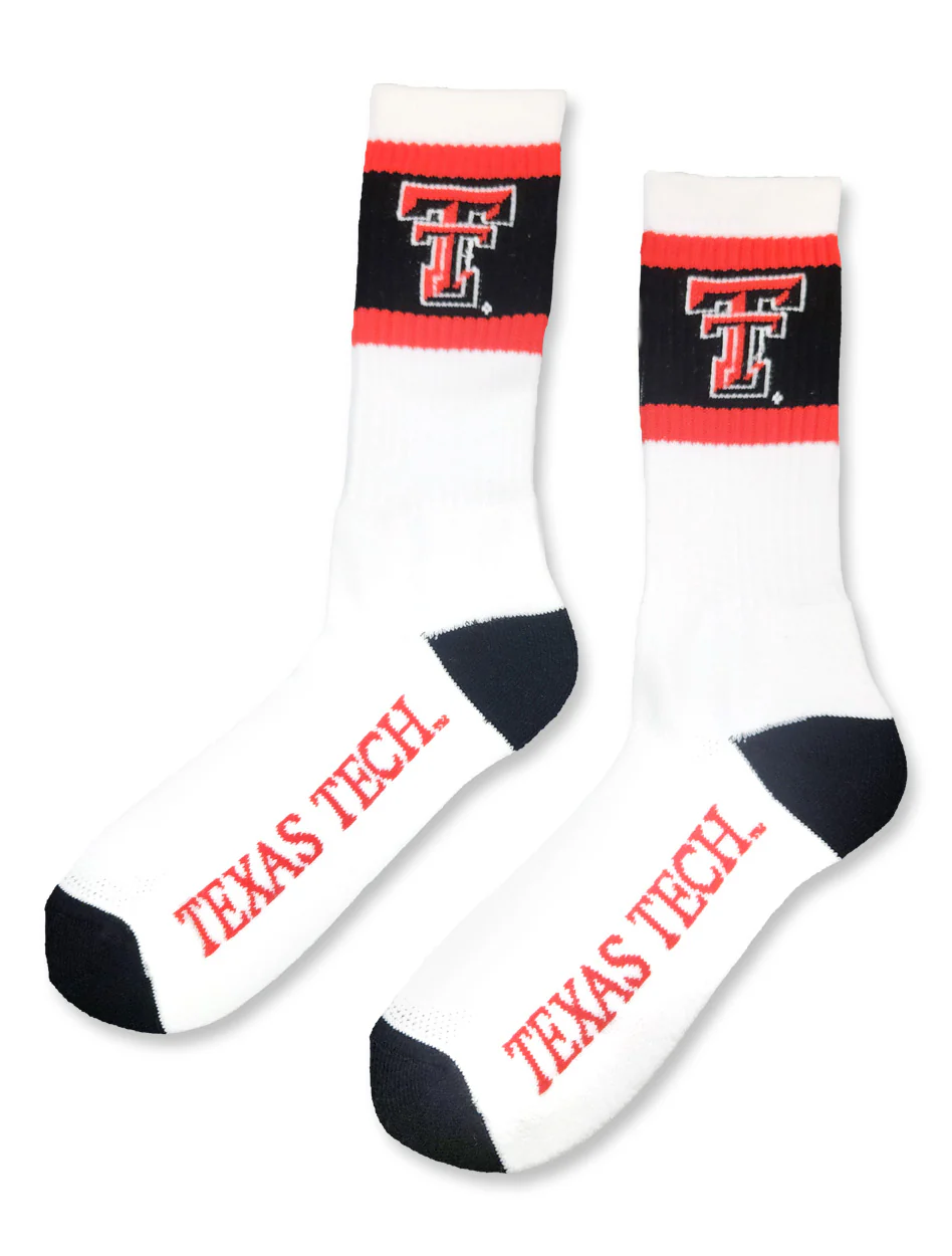 Texas Tech Red Raiders Double T "Dual Stripe" Socks