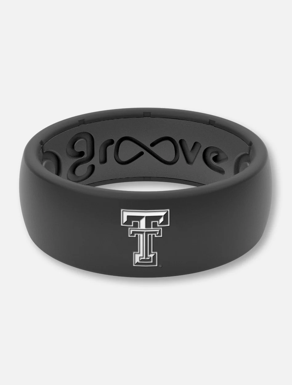 Texas Tech Red Raiders Double T Large Silicone Ring - mjw-060