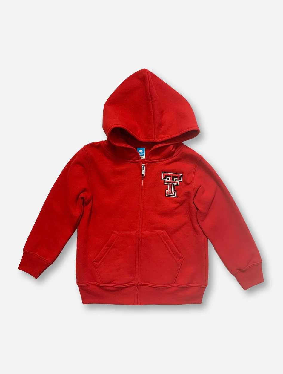Texas Tech Red Raiders Double T "Precious Cargo" TODDLER Red Full-Zip Hoodie