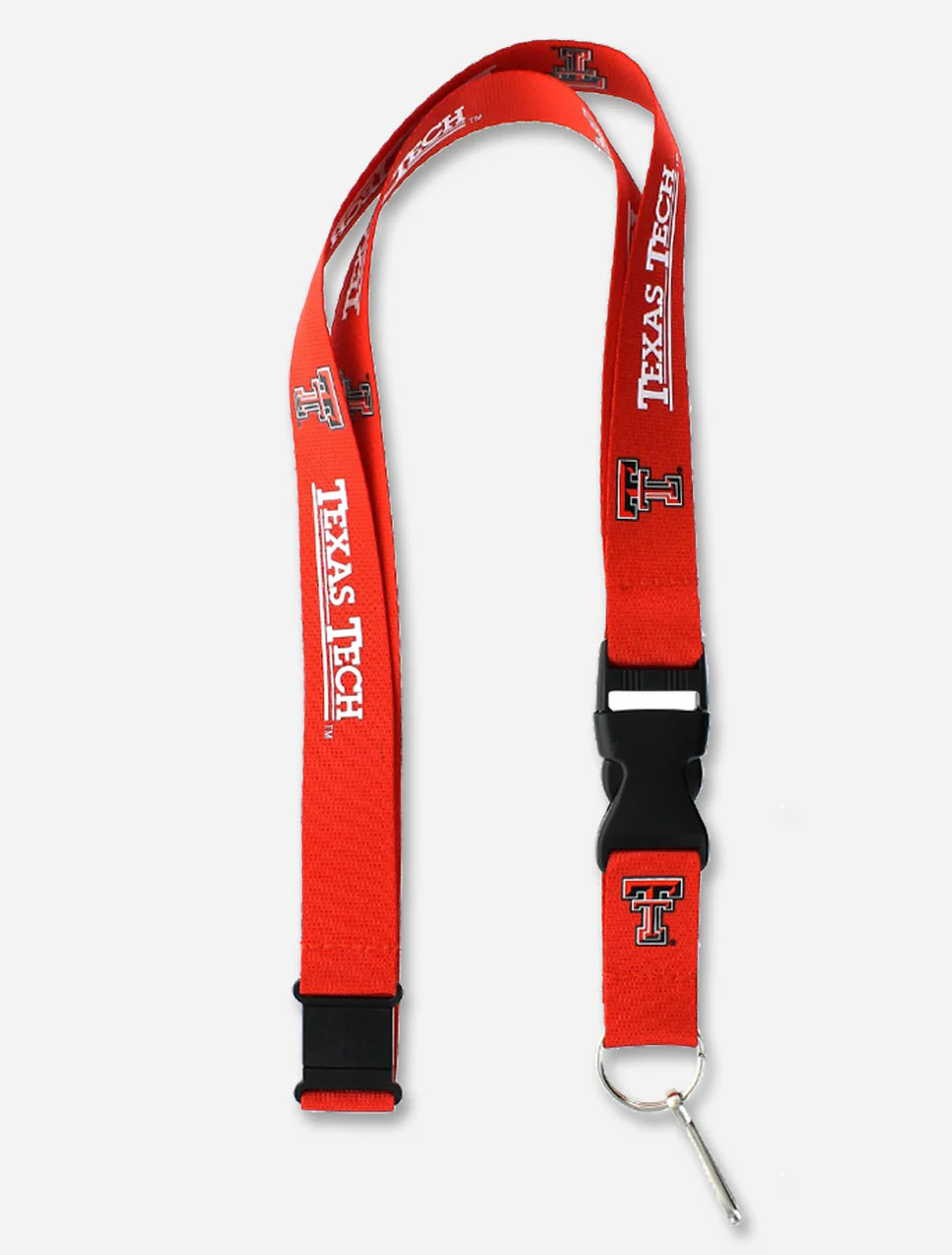 Texas Tech Red Raiders Double T Team Breakaway Lanyard - Image 2