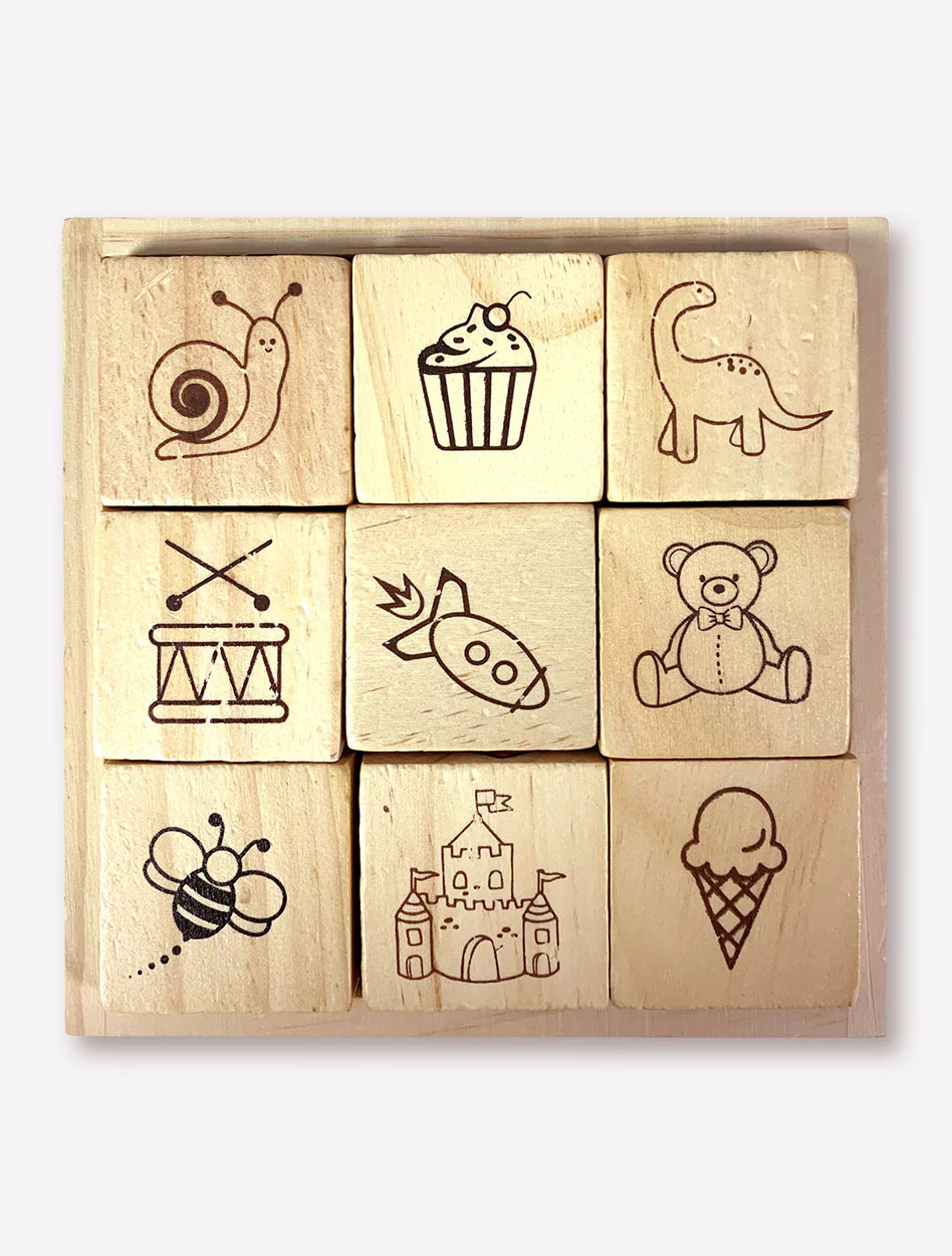 Texas Tech Red Raiders Double T Wooden Block Set - Image 3