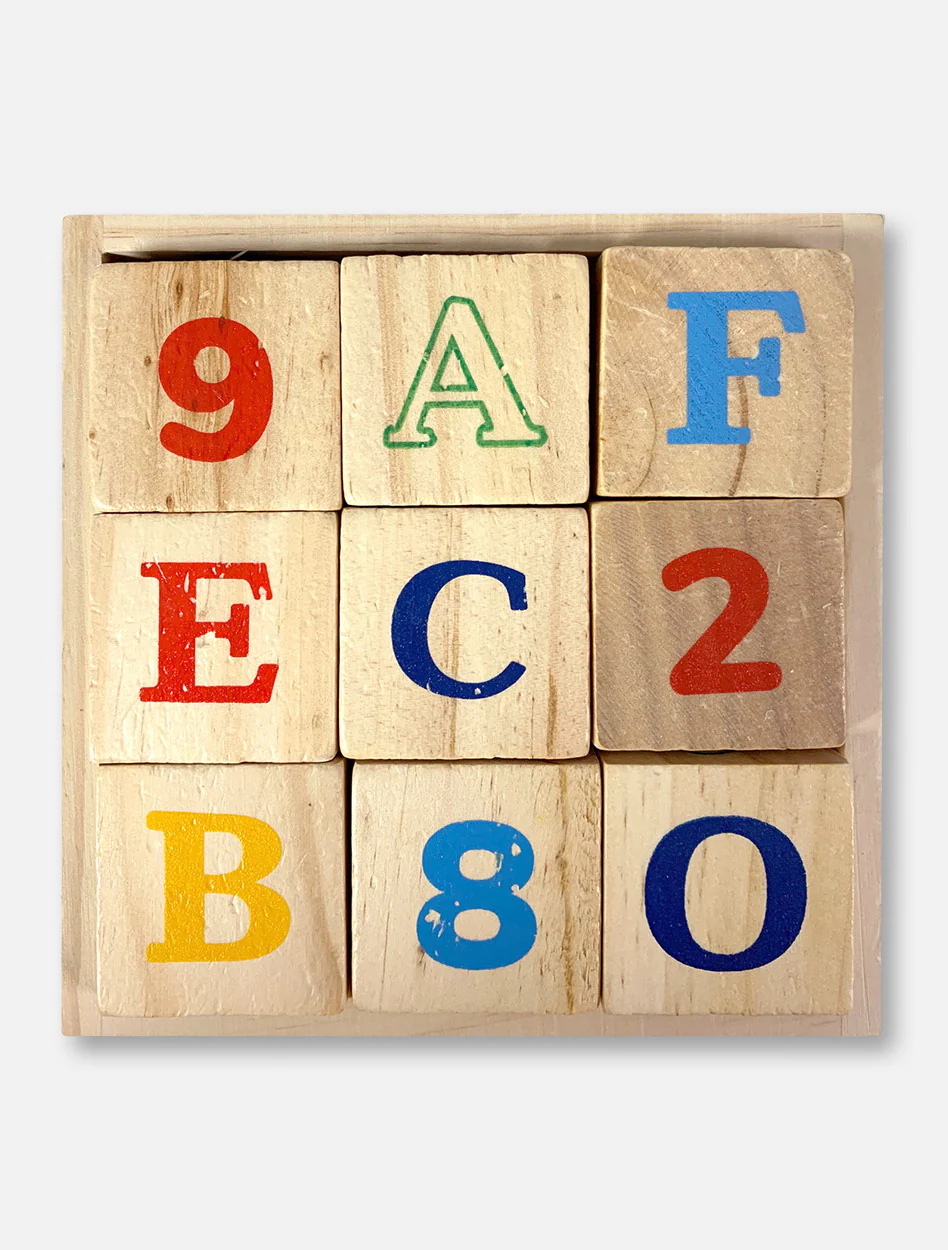 Texas Tech Red Raiders Double T Wooden Block Set - Image 4