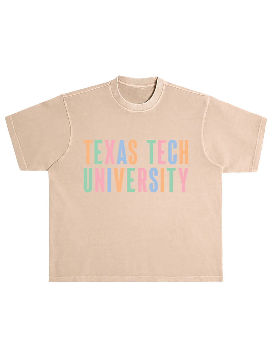 Texas Tech Red Raiders "El Pastel Stacked" T-Shirt - Image 2