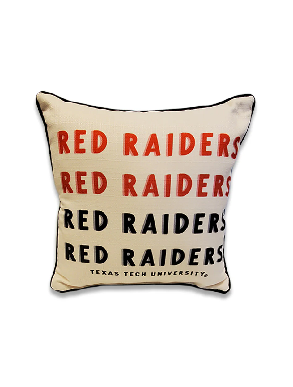 Texas Tech Red Raiders Gradient 17" Square Pillow