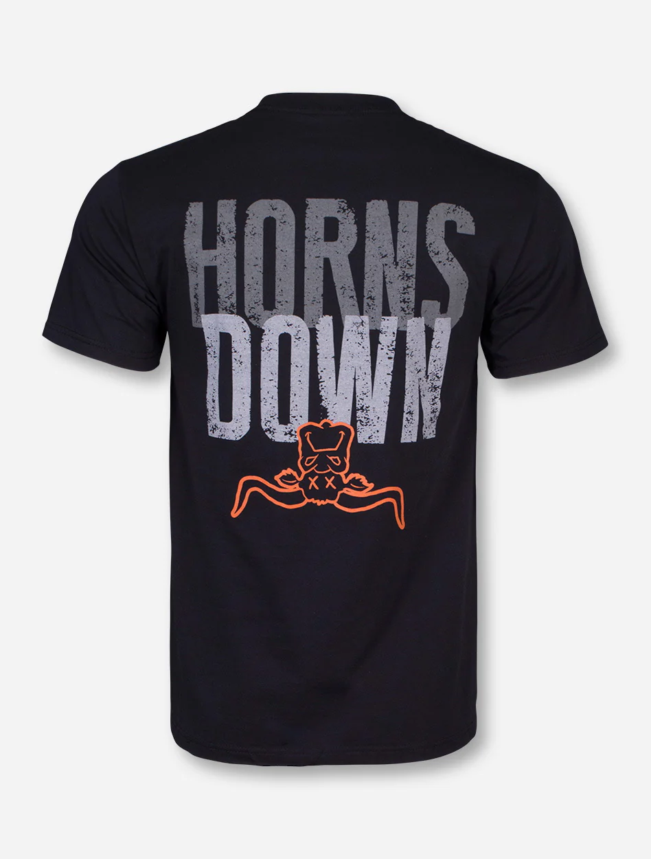 Texas Tech Red Raiders Guns Up Horns Down Black T-Shirt - Image 2