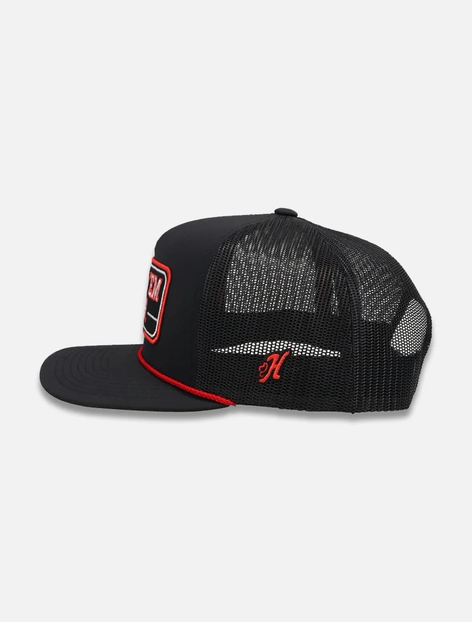 Texas Tech Red Raiders Hooey Hat with Wreck'em Tech Patch Snapback Cap - Image 3