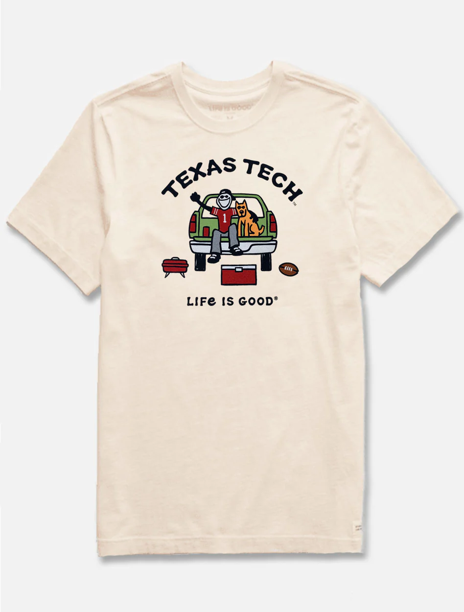 Texas Tech Red Raiders Life is Good "Football Tailgate" T-Shirt