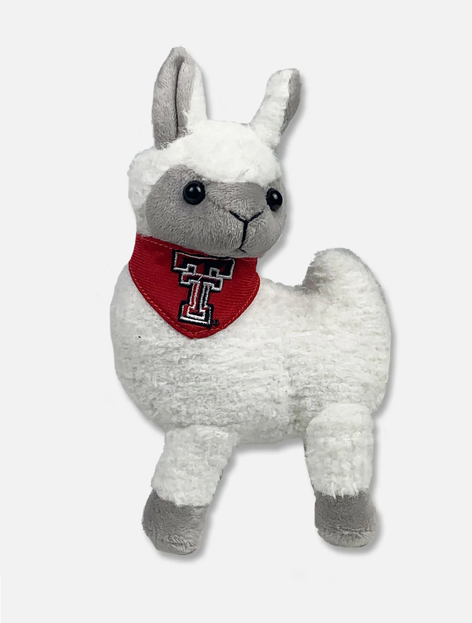 Texas Tech Red Raiders Llama "Llama Mia" with Red Bandana Plush Toy