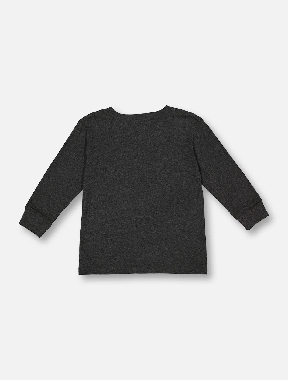 Texas Tech Red Raiders "Make Some Noise" TODDLER Charcoal Long Sleeve T-Shirt - Image 2