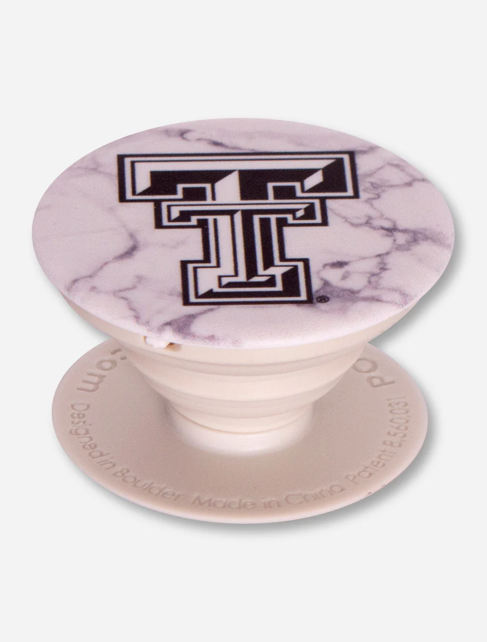 Texas Tech Red Raiders Marble Pop Socket Grip Stand