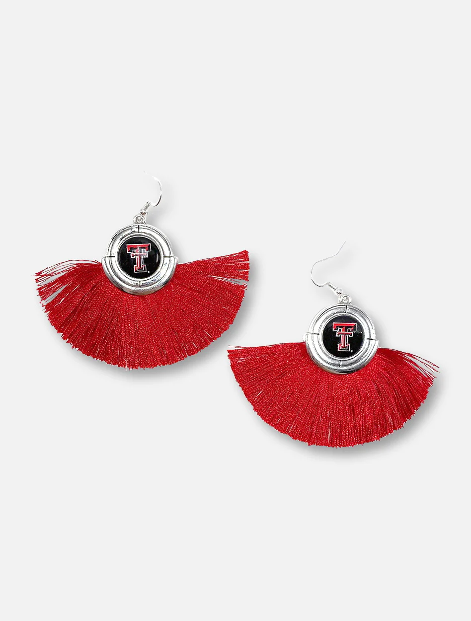 Texas Tech Red Raiders "No Strings Attached" Tassle Earrings