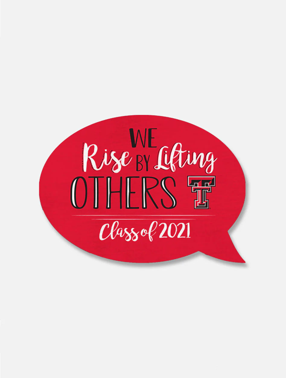 Texas Tech Red Raiders "Rise by Lifting" Magnet