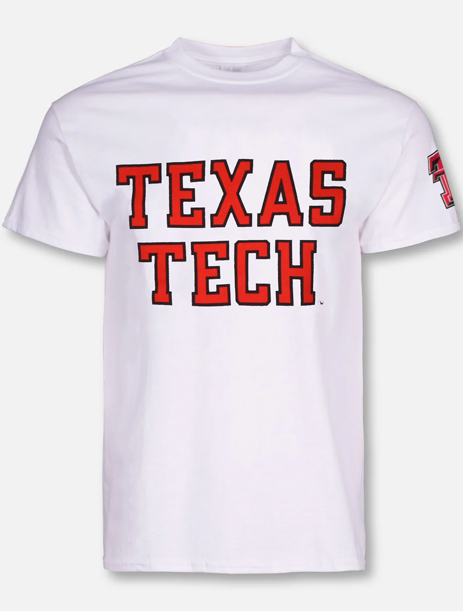 Texas Tech "Football Font Rugged" T-Shirt - Image 5