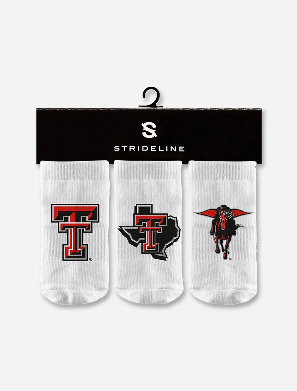 Texas Tech Red Raiders Strideline 3 Pack Baby Socks