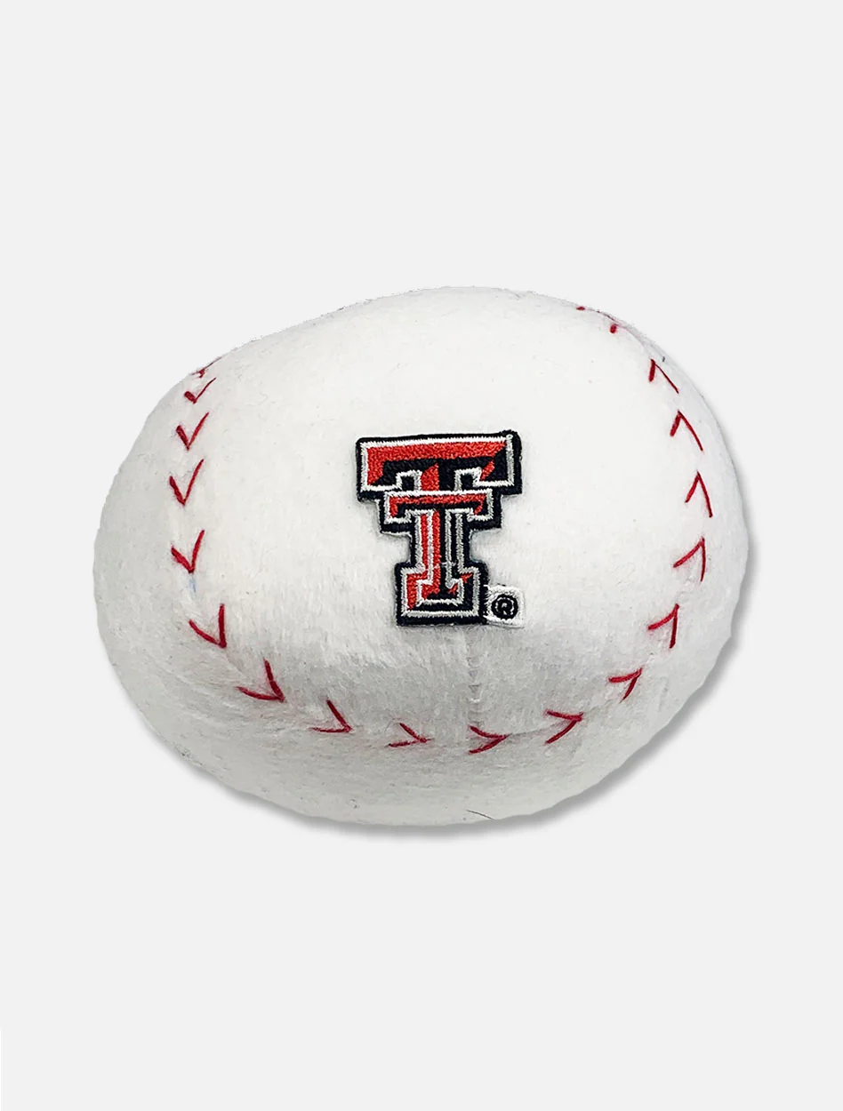 Texas Tech Red Raiders Stuffed Baseball with Double T