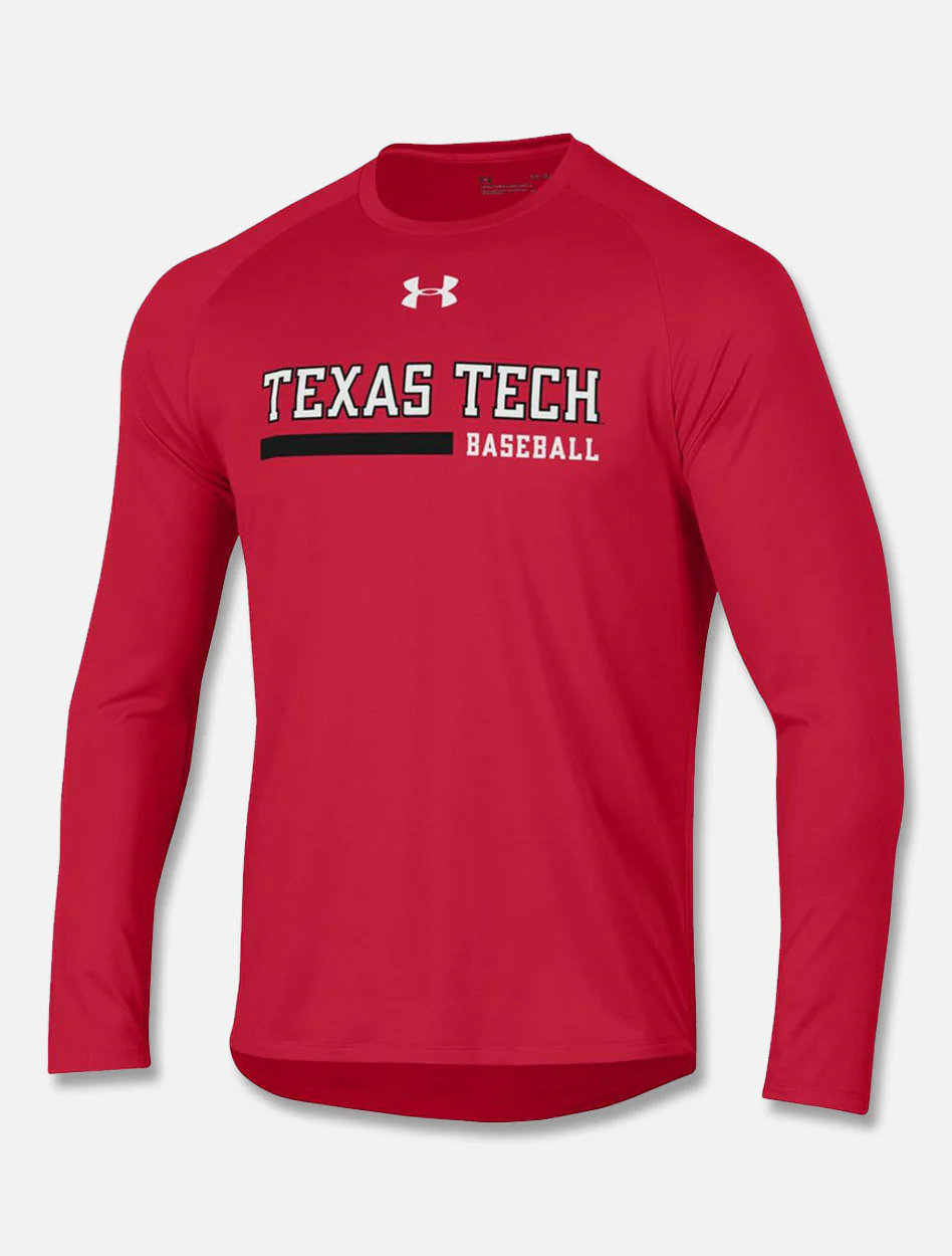 **Texas Tech Red Raiders Under Armour Long Sleeve 2018 Baseball Sideline