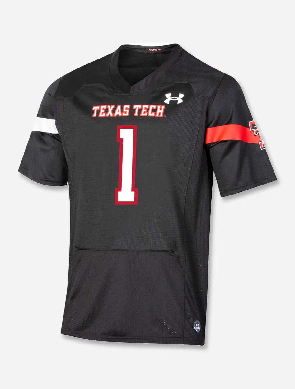 Texas Tech Red Raiders Under Armour "Sideline 2021 #1" Football Jersey - Image 3