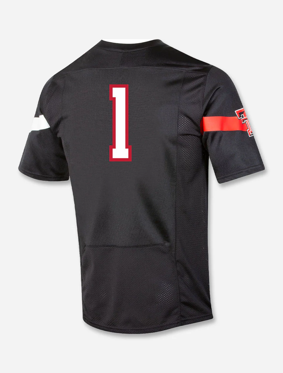 Texas Tech Red Raiders Under Armour "Sideline 2021 #1" Football Jersey - Image 4