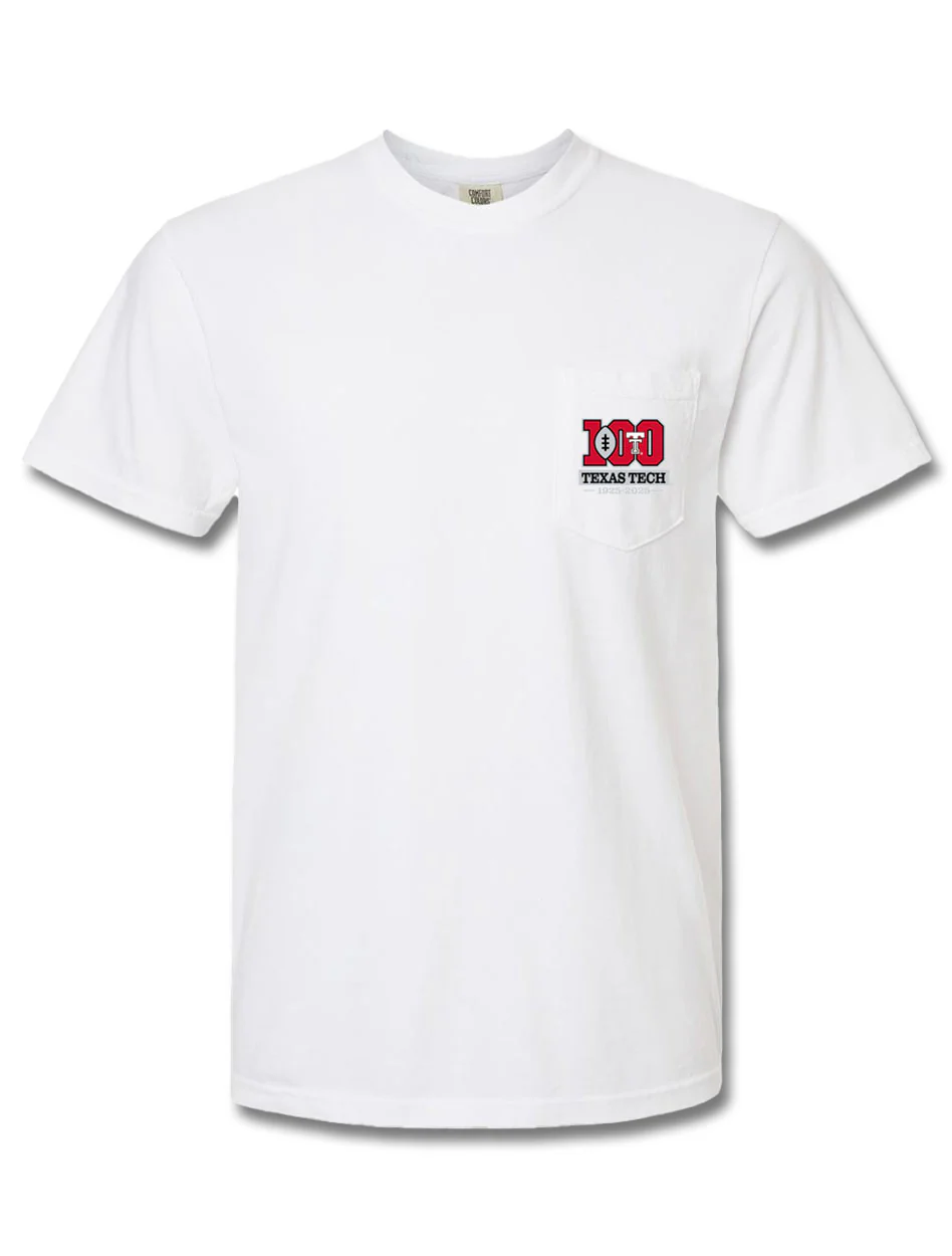Texas Tech "Retro 100 Years Player" Pocketed Short Sleeve T-Shirt - Image 4