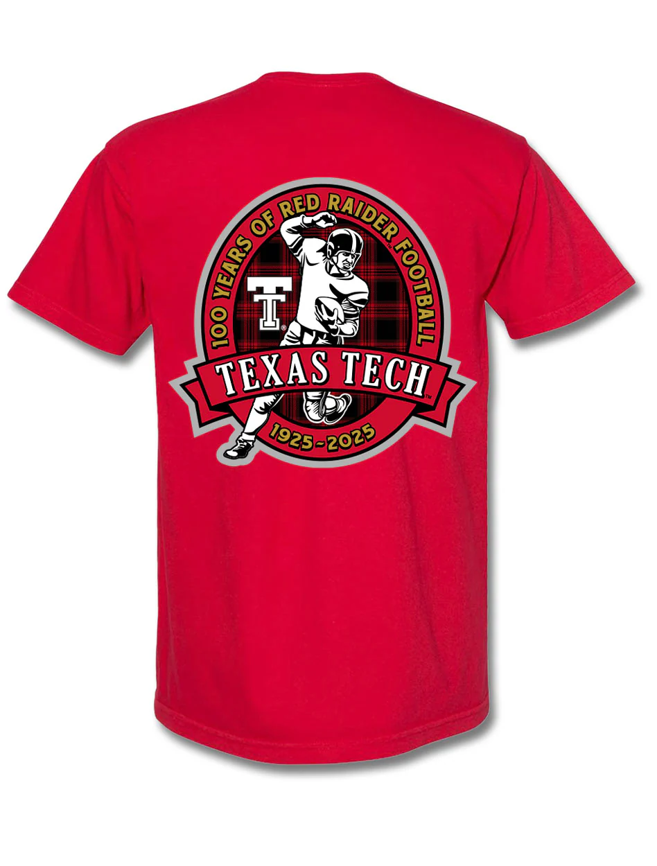 Texas Tech "Retro 100 Years Player" Pocketed Short Sleeve T-Shirt - Image 5