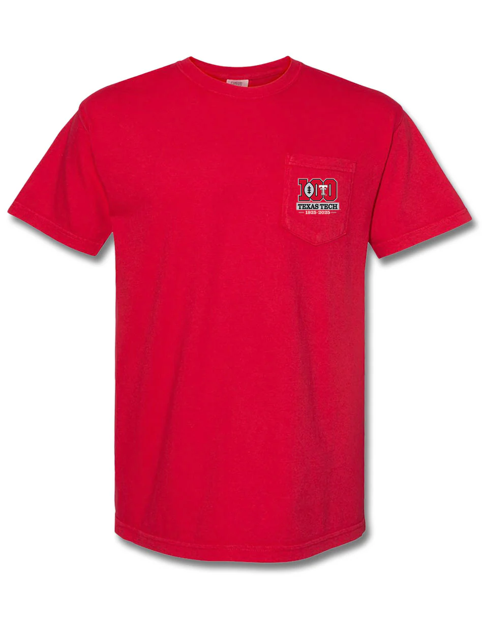 Texas Tech "Retro 100 Years Player" Pocketed Short Sleeve T-Shirt - Image 6