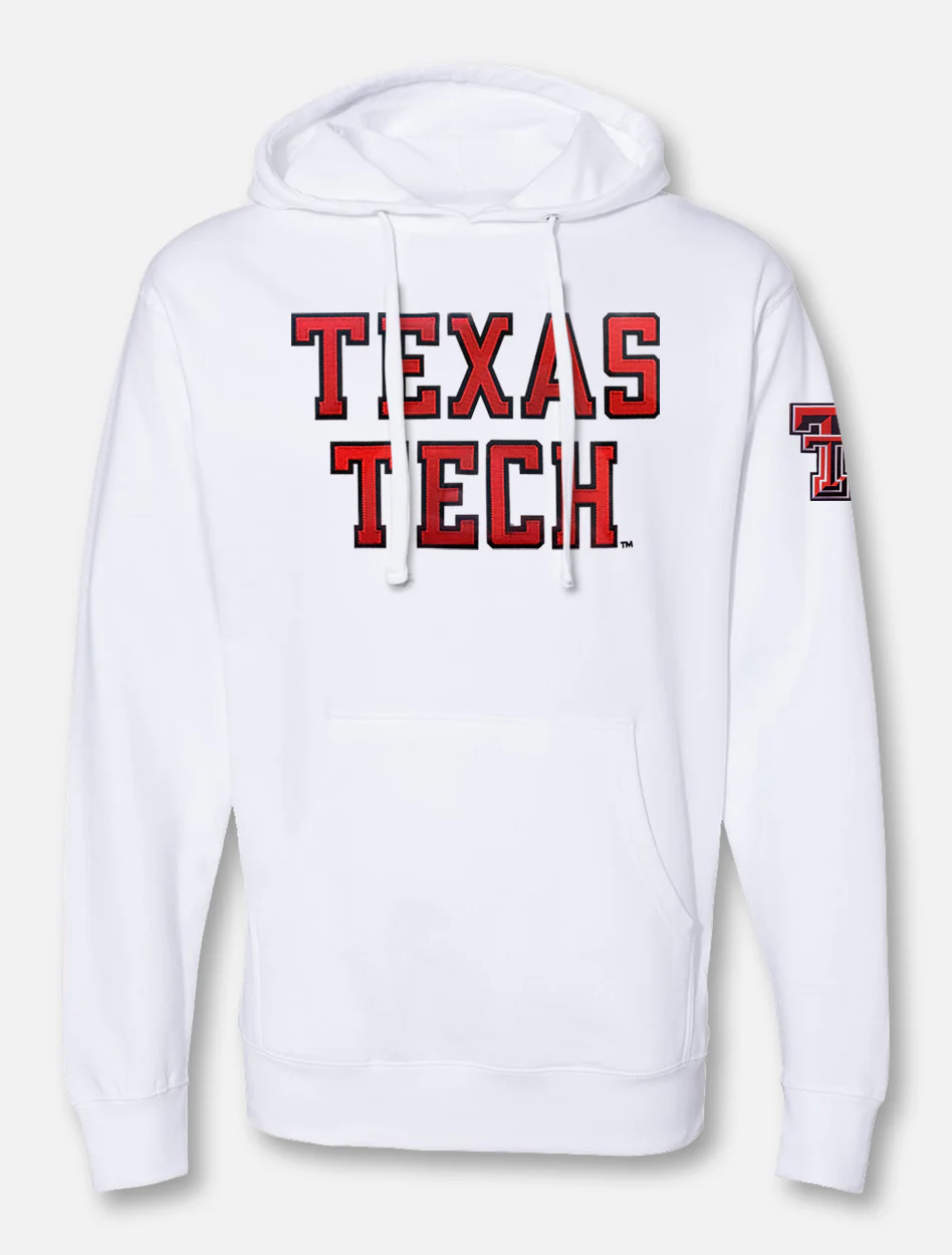 Texas Tech "Rugged Football" Font Twill Hood - Image 3