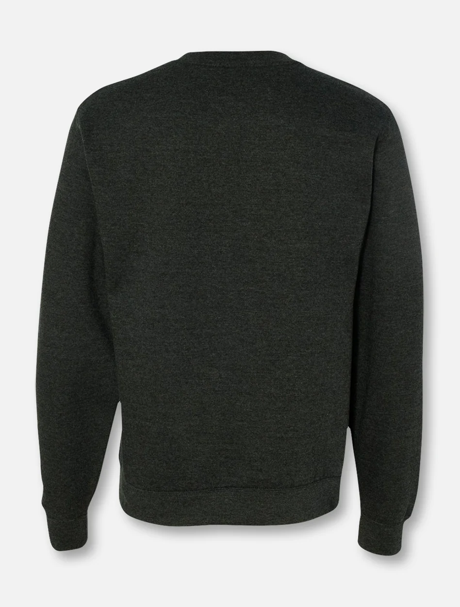 Texas Tech "Rugged Football" Font Twill with Sleeve Print Crew Sweatshirt - Image 2