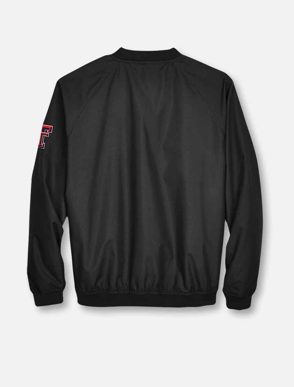 Texas Tech Rugged Football Twill V Neck Windbreaker Pullover - Image 2